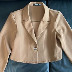 MISSGUIDED 2-Piece Set- Cropped Blazer & High Waisted Cigarette Pant